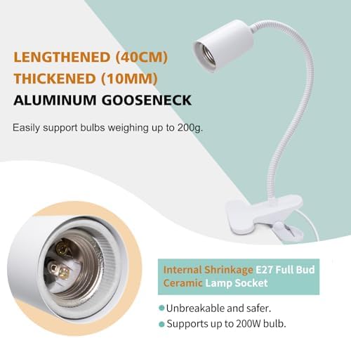 Lampa Grzewcza Żółw Obrotowa Ceramika 360°