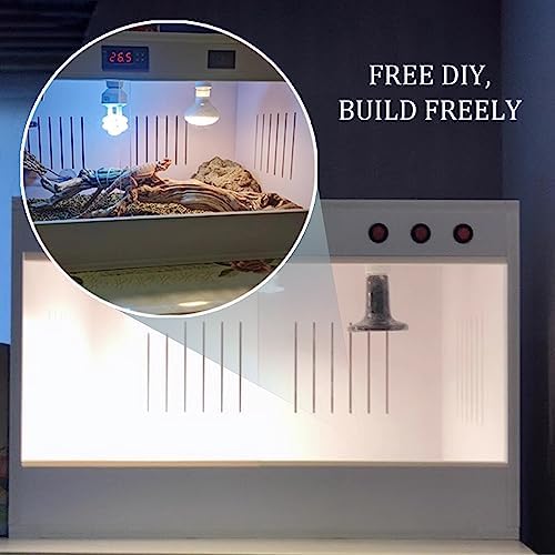 Terrarium Szklane Białe Kameleony 60cm