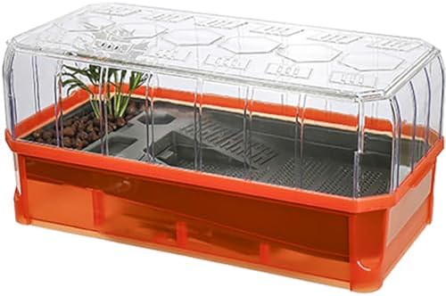 Akwarium Żółwie Akrylowe Pomarańcz Platforma