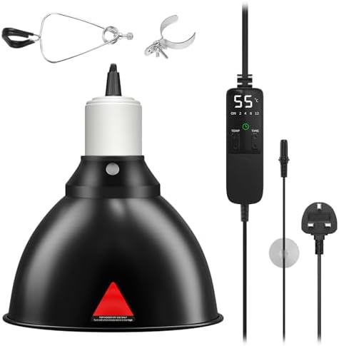 Lampa Wygrzewająca Żółwie Timer 300W E27