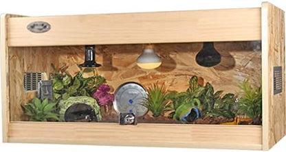 Skrzynia Hodowlana Szklana Schronienie Gady