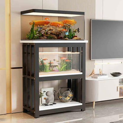 Regał Trzypoziomowy Akwaria Terrarium Kwiaty