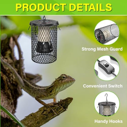 Lampa Ceramiczna 100W Osłona Żółwie Pisklęta