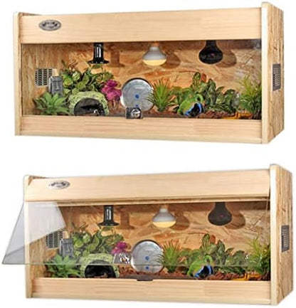 Skrzynia Hodowlana Szklana Schronienie Gady