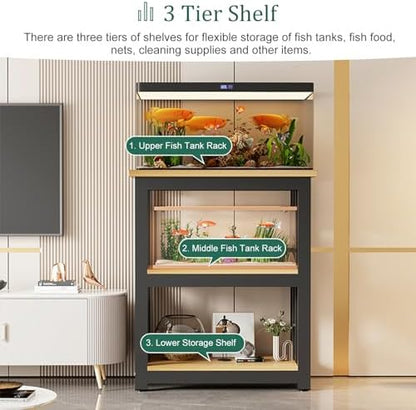 Regał Trzypoziomowy Akwaria Terrarium Kwiaty