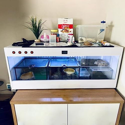 Terrarium Szklane Białe Kameleony 60cm