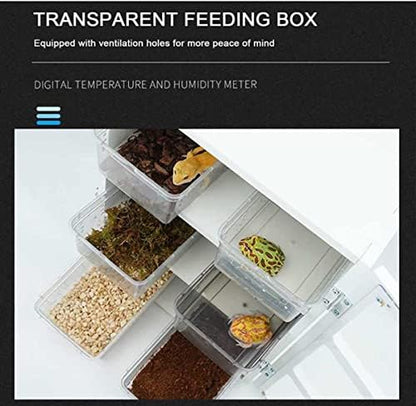 Szafka Trzypoziomowa PVC Węże Pająki