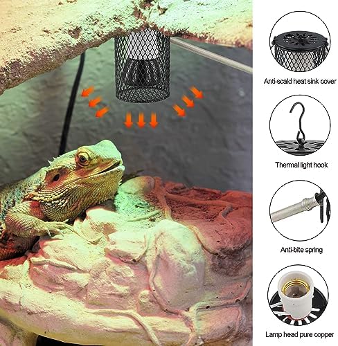 Lampa Ceramiczna Osłona Żarówka 100W Klatka